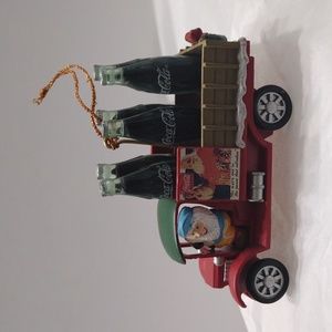 Vintage 1992 Coca-Cola Bottling Work Collection "Delivery for Santa"  Ornament